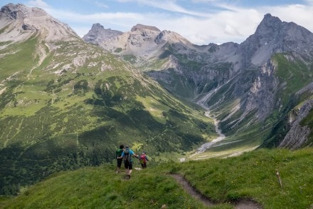Tirol: Von der Frederick-Simms-Hütte über das Klämmle auf den Malatschkopf und Grießkopf (Stockach)