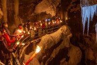 Oberallgäu: Fackelwanderung durch die Breitachklamm (Tiefenbach)