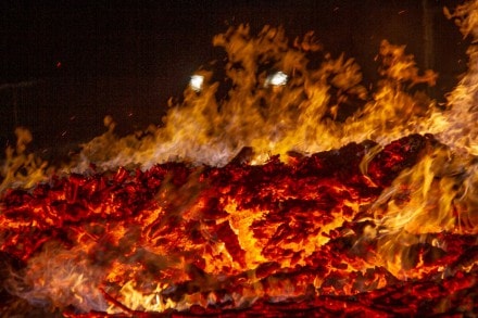 Oberallgäu: Funkenfeuer in Rauhenzell 2019 (Immenstadt)