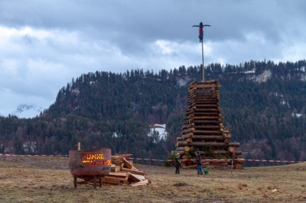 Oberallgäu: Funkenfeuer in Obermaiselstein 2019 (Obermaiselstein)