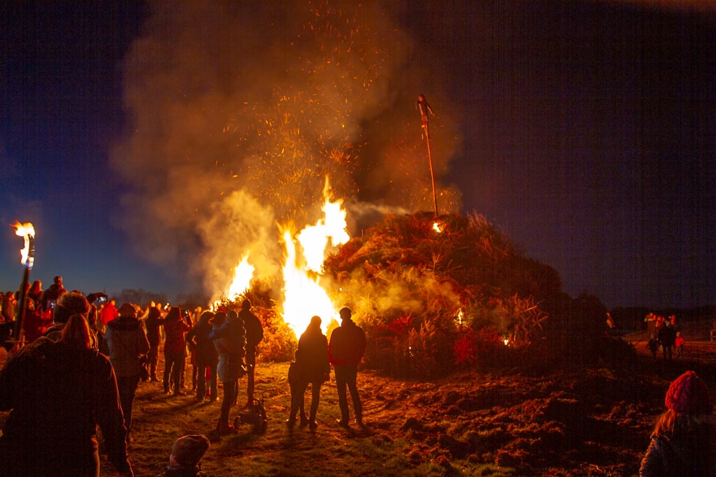 Funkenfeuer in Dietmannsried 2019<br />(Dietmannsried - Oberallgäu / 2019)