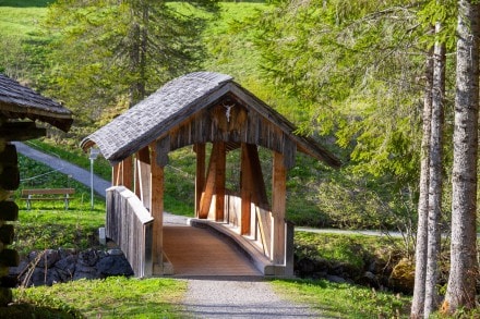 Kleinwalser Tal: Bedeckte Brücke (Rietzlern)