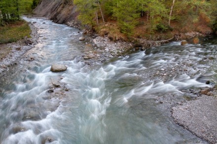 Kleinwalser Tal: Zusammenfluss von Schwarzwasserbach in die Breitach (Rietzlern)