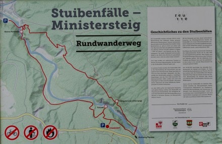 Die Stuibenflle und der Ministersteig bei Reutte