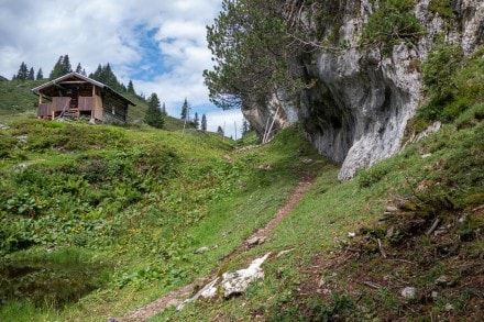 Kleinwalser Tal: Jäger- und Hirtenlager der Vorzeit (1.540m) (Rietzlern)