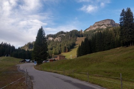 Vom Walmendinger Horn ber den Muttelbergkopf und Ochsenhfer Kpfle auf das Grnhorn