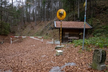 Tirol: Grenze Österreich - Deutschland (Füssen)