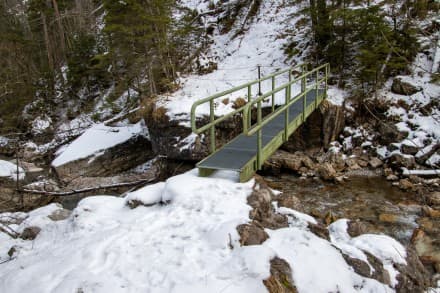 Oberallgäu: Brücke über den Bsonderach (Bad Hinterstein)