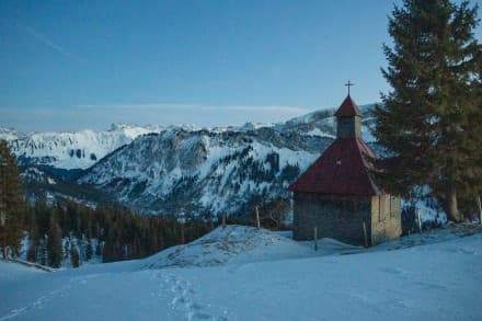 Oberallgäu: Kapelle an der Piesenalpe (Rohrmoostal)