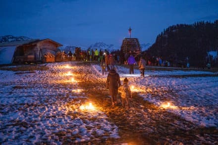 Oberallgäu: Funkenfeuer in Obermaiselstein 2020 (Obermaiselstein)