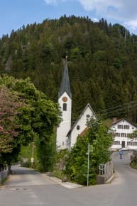 Oberallgäu: Pfarrkirche Heilige Dreifaltigkeit (Unterjoch)