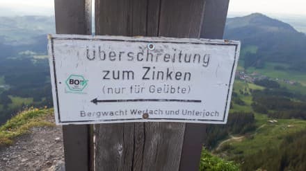 Oberallgäu: Gratweg vom Zinken zum Sorgschrofen (Unterjoch)