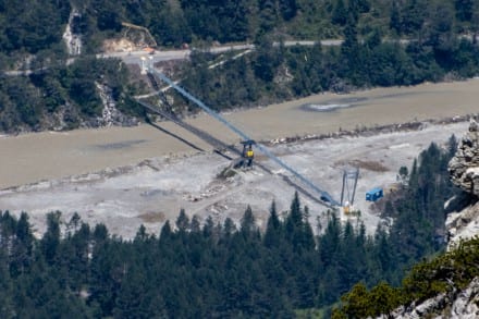 Tirol: Hängebrücke über den Lech (Sanierung) (Forchach)