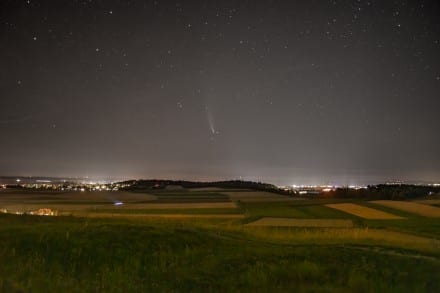 Ries: Komet Neowise über Nördlingen (Nördlingen)