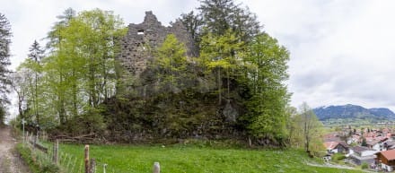 Oberallgäu: Burgruine Burgberg (Sonthofen)