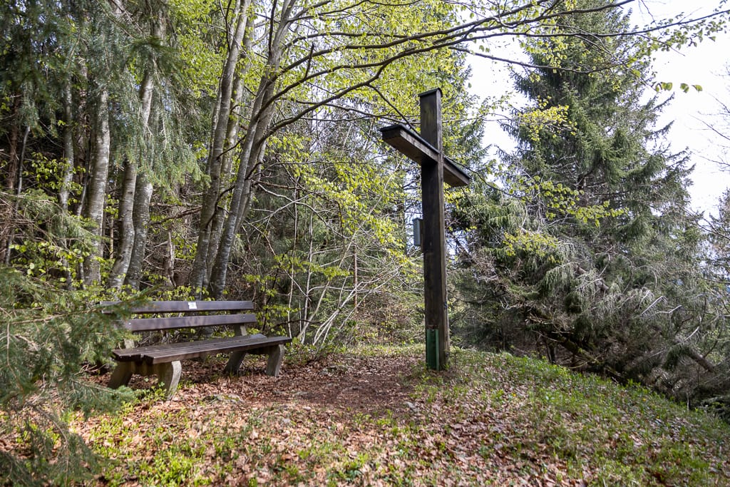 Burgruine Fluhenstein, Kapf und Bildstöckle<br />(Sonthofen - Oberallgäu / 2021)