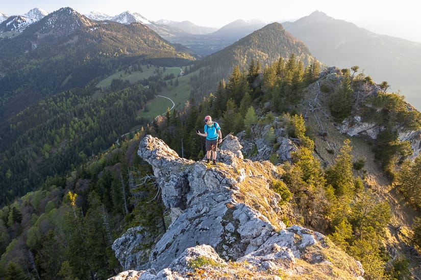 Kienberggrat vom Milchhäusle aus<br />(Pfronten - Oberallgäu / 2021)