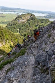 Tour: Gelbe Wand Steig, Branderschrofen, Ahornspitze und Straußenberg