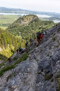 Oberallgäu: Gelbe Wand Steig, Branderschrofen, Ahornspitze und Straußenberg (Füssen)