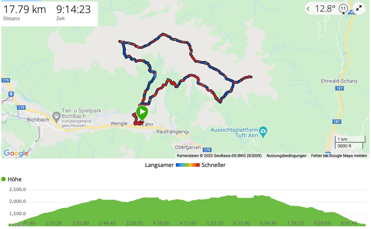 Wanderkarte