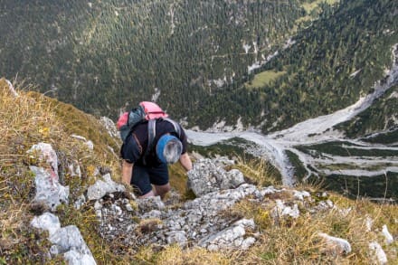 Lechtal: Schlüsselstelle direkt nach dem Pitzenegg (Stockach)