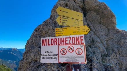 Info: Naturschutzgebiet Vilsalpsee - Wildruhezone
