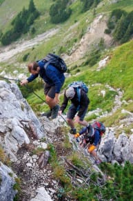 Tannheimer Tal: Läuferspitze und Hallen-Schrofen (Grän)