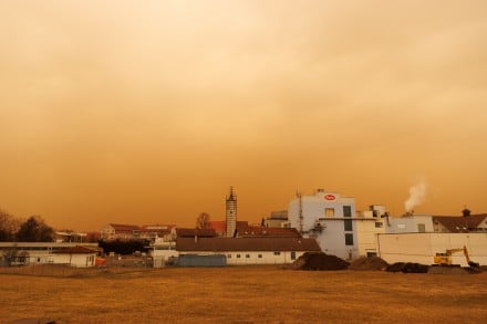 Oberallgäu: Saharastaub in Bayern (Kempten)