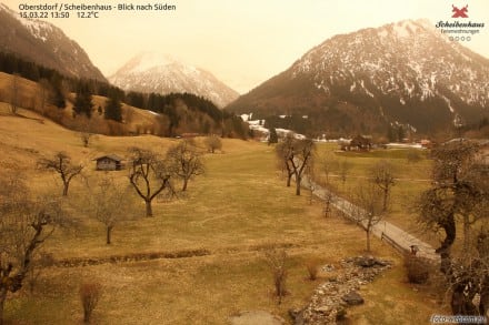 Webcam: Oberstdorf (Scheibenhaus) - Blick nach Süden
