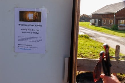 Voralberg: Käseautomat (Balderschwang)