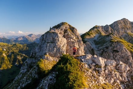 Ostallgäu: Gratweg Rossberg - Brentenjoch - Abzweigung Böser Tritt (Pfronten)