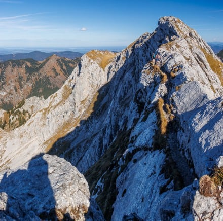 Amergauer Berge: Gratweg zwischen Krähe und Hochplatte (Halblech)