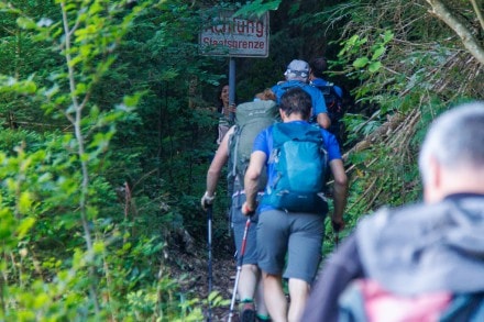 Ostallgäu: Staatsgrenze Deutschland - Österreich (Pfronten)