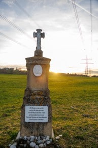 Oberallgu: Gedenkstein (Wertach)