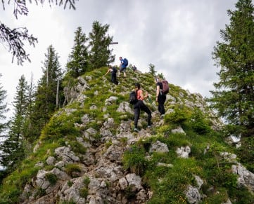 Tour: Grünten-Überschreitung: Alpiner Gratweg über das Burgberger Hörnle zum Wächter des Allgäus