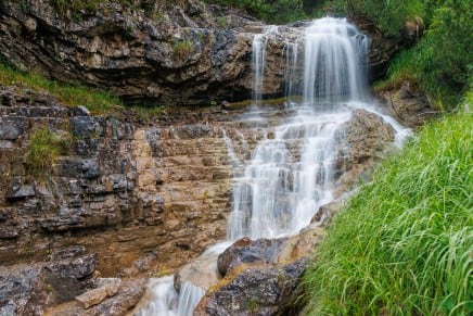Tirol: Roggentalbach Wasserfall (Plansee)