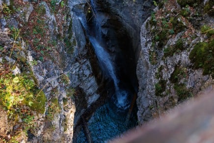 Amergauer Berge: Wasserfall Schelllaine (Griesen (Oberbay))