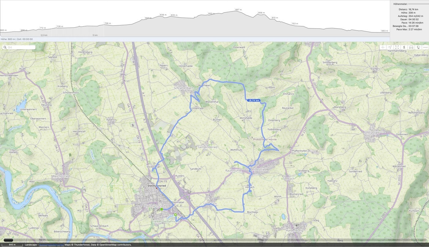 Wanderkarte
