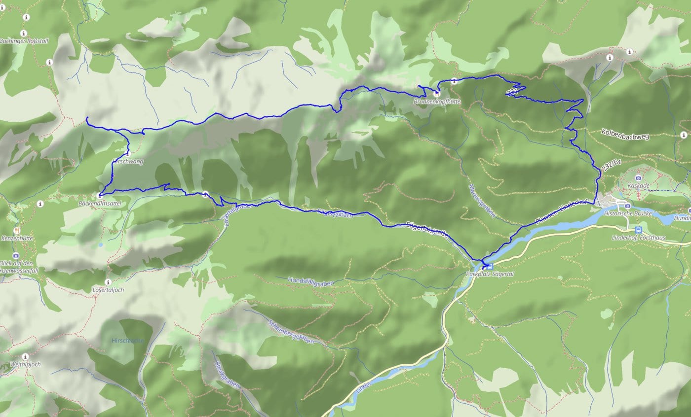 Wanderkarte