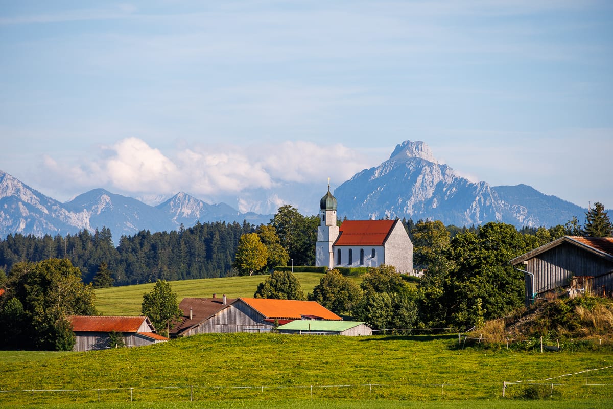 Rundwanderung Lachen–Rückholz: Schönewalder Weiher, St. Georg und Fischhaus (Rückholz - Amergauer Berge / 2025)