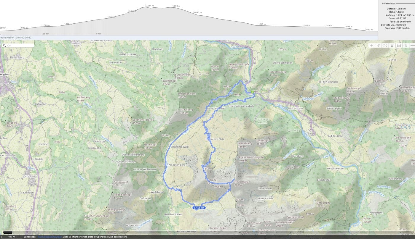 Wanderkarte