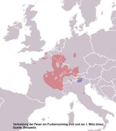 Info: Funkenfeuer in Europa